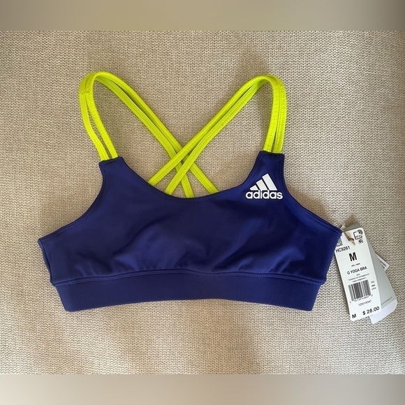 ADIDAS Girl’s Yoga Bra - Picture 1 of 7